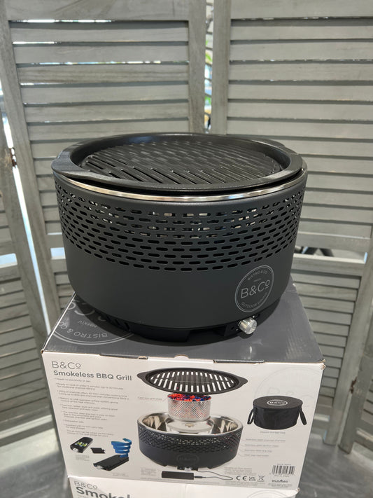 B&Co Al Fresco Smokeless BBQ Grill