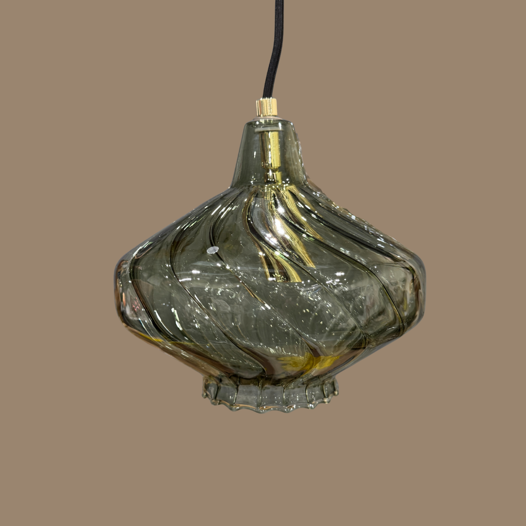 Made.com Kaleido 3 Cluster Ceiling Light, Green